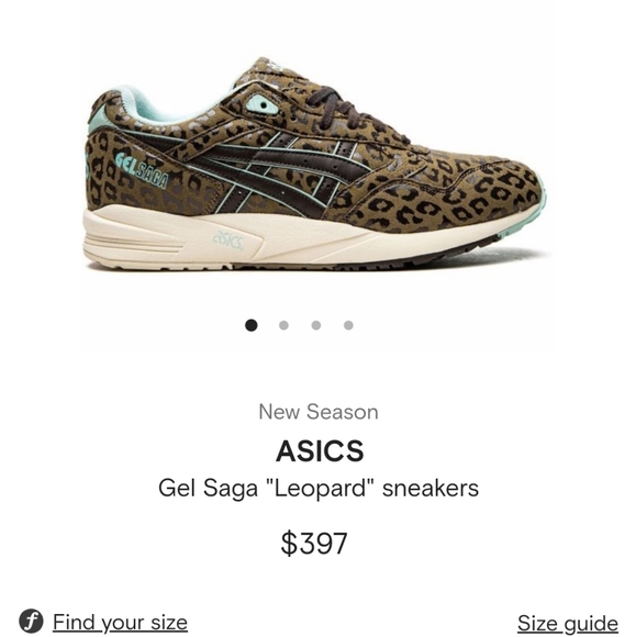 Asics Gel Saga Leopard size 38 - Picture 11 of 11